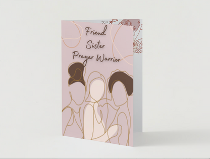 Friend Sister Prayer Warrior (Inspirational Card)