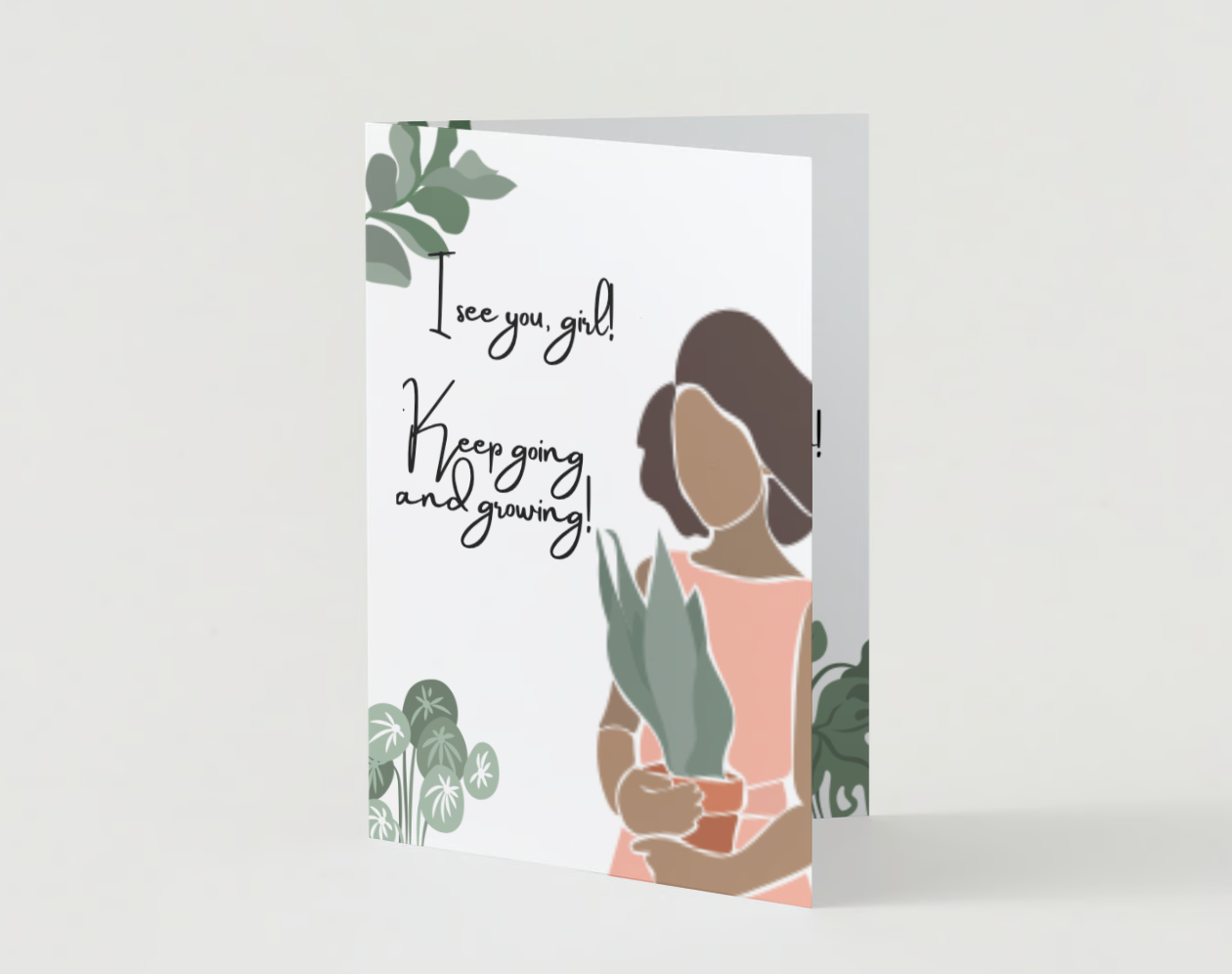 Keep Going and Growing (Inspirational Card)